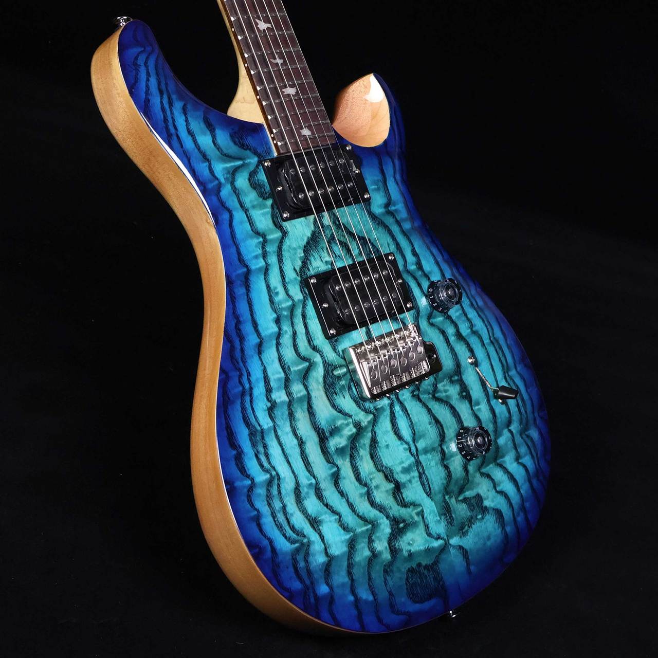 Paul Reed Smith(PRS) SE Custom24 Burled Ash Lake Blue SEカスタム24