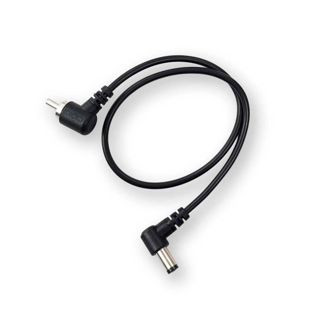 CIOKS Flex Cable 30cm 1030 black ケーブル L型DCプラグ（新品