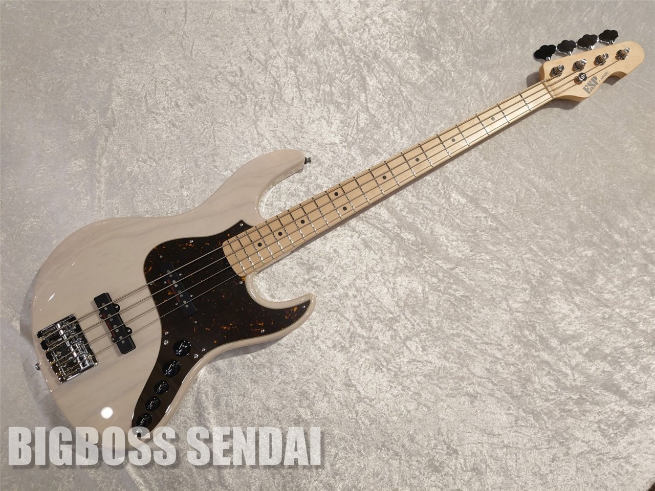 未使用品中古　ESP　エレキベース　AMAZE-AS/Black　郡山店展示品 ESP