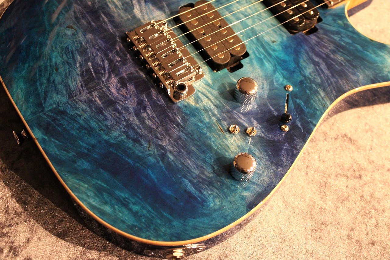 美品t's guitars dst24 custom order Custom Order DST-Pro24 5A Ouilt/Ash Fjord Burst #032679