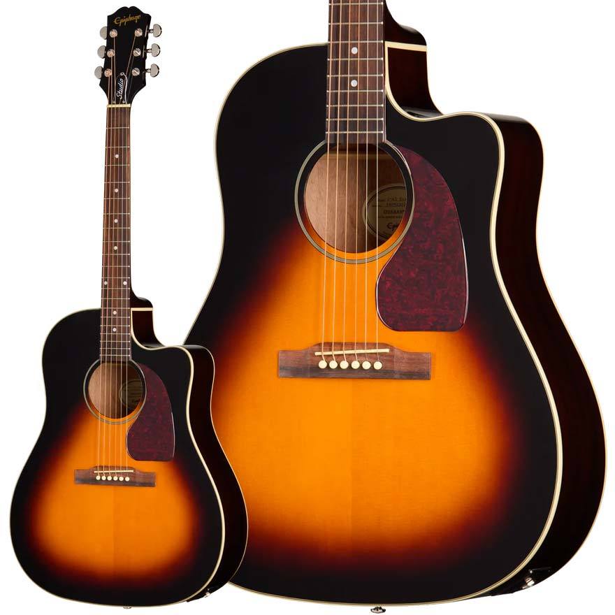 オーダー　アコースティックギター　 サンバースト Epiphone J-45 Studio EC Vintage Sunburst アコースティックギター