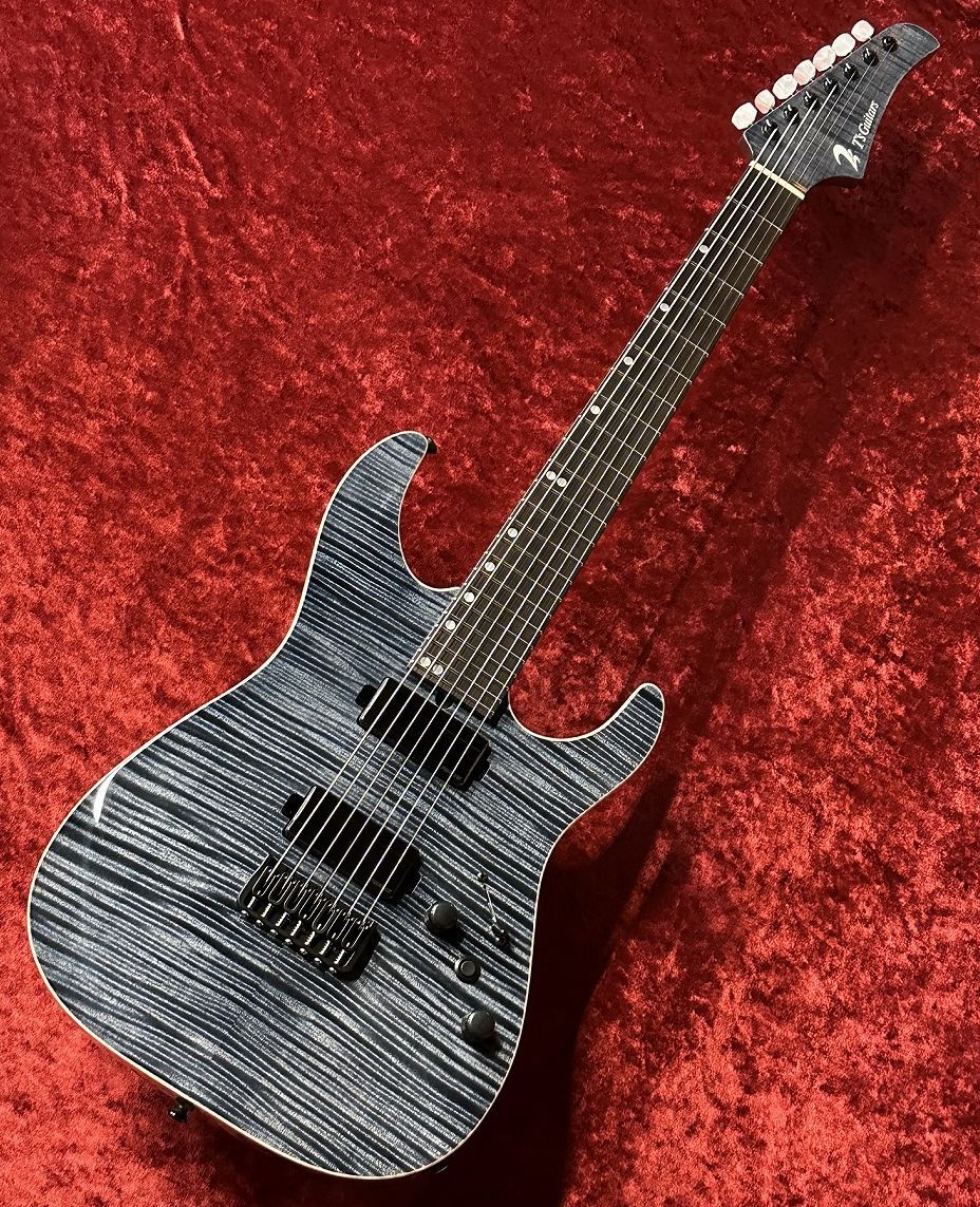 T's Guitars DST-24 7st Custom -Transparent Black- ≒3.322Kg【7弦