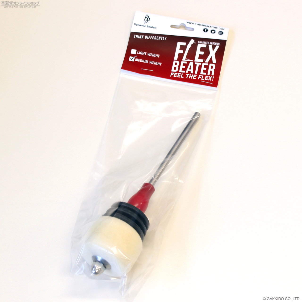 Dynamic Beater しなるビーター Felt FlexBeater Medium [95 gram]（新品）【楽器検索デジマート】