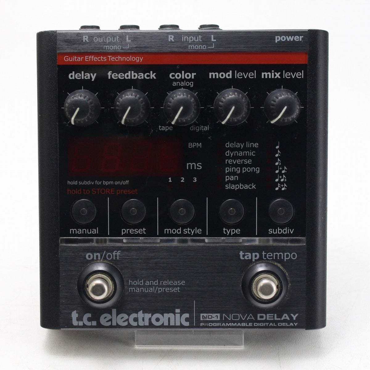tc electronic ND-1 Nova Delay 【御茶ノ水本店】（中古）【楽器検索