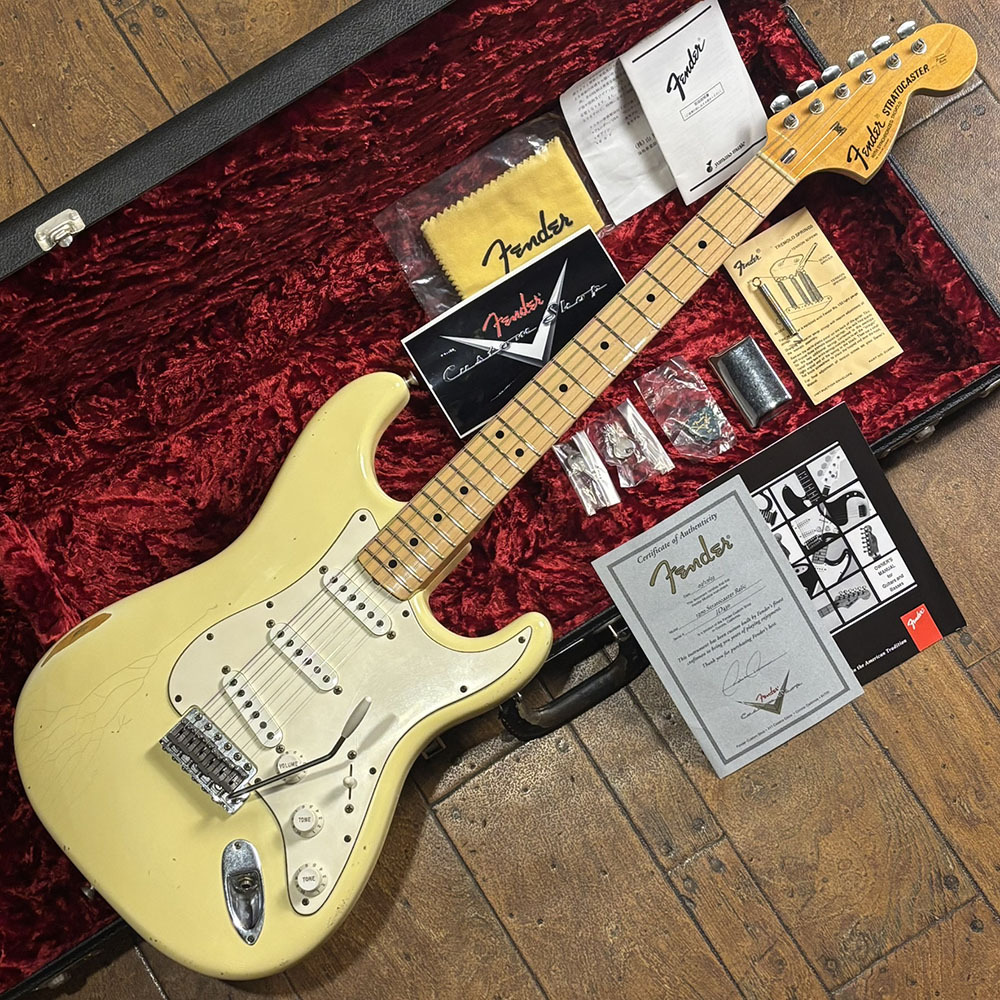 Fender Custom Shop MBS 1970 Stratocaster Relic Olympic White by
