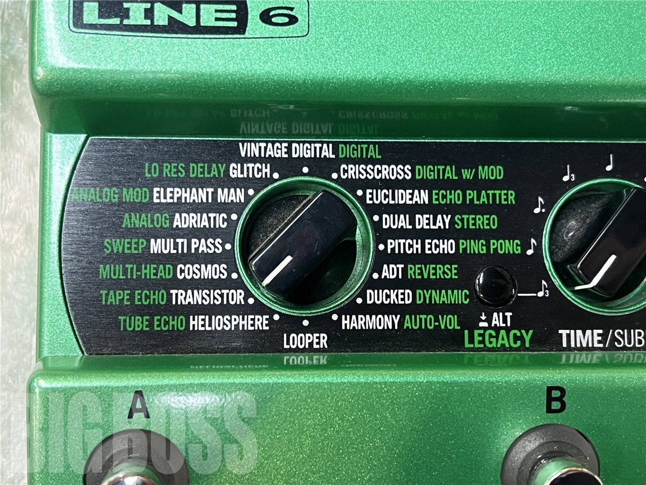 LINE6 DL4 ギターエフェクター ディレイ グリーン 緑 動作確認済