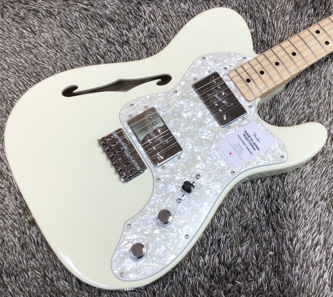 Fender Made in Japan Traditional 70s Telecaster Thinline, Olympic