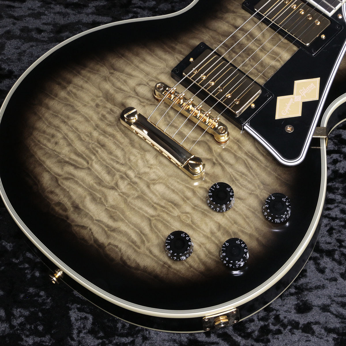 Epiphone Inspired by Gibson Custom Les Paul Custom Quilt Cobra