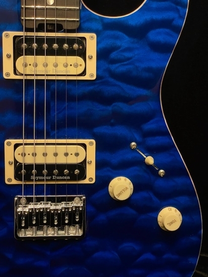 ESP Throbber -Deep Aqua / Rosewood- 2019年製【良杢!】【軽量3.10kg