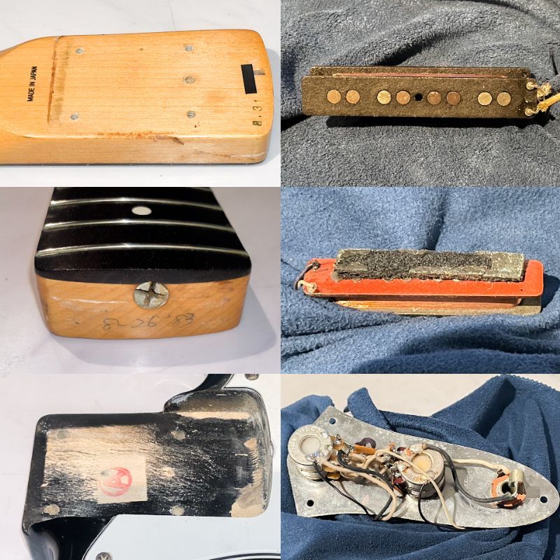 ブースター　旧裏　極上品 Fender Japan JB62-115 BLK 1983 4.140kg #JV77758 MADE IN JAPAN【GIB