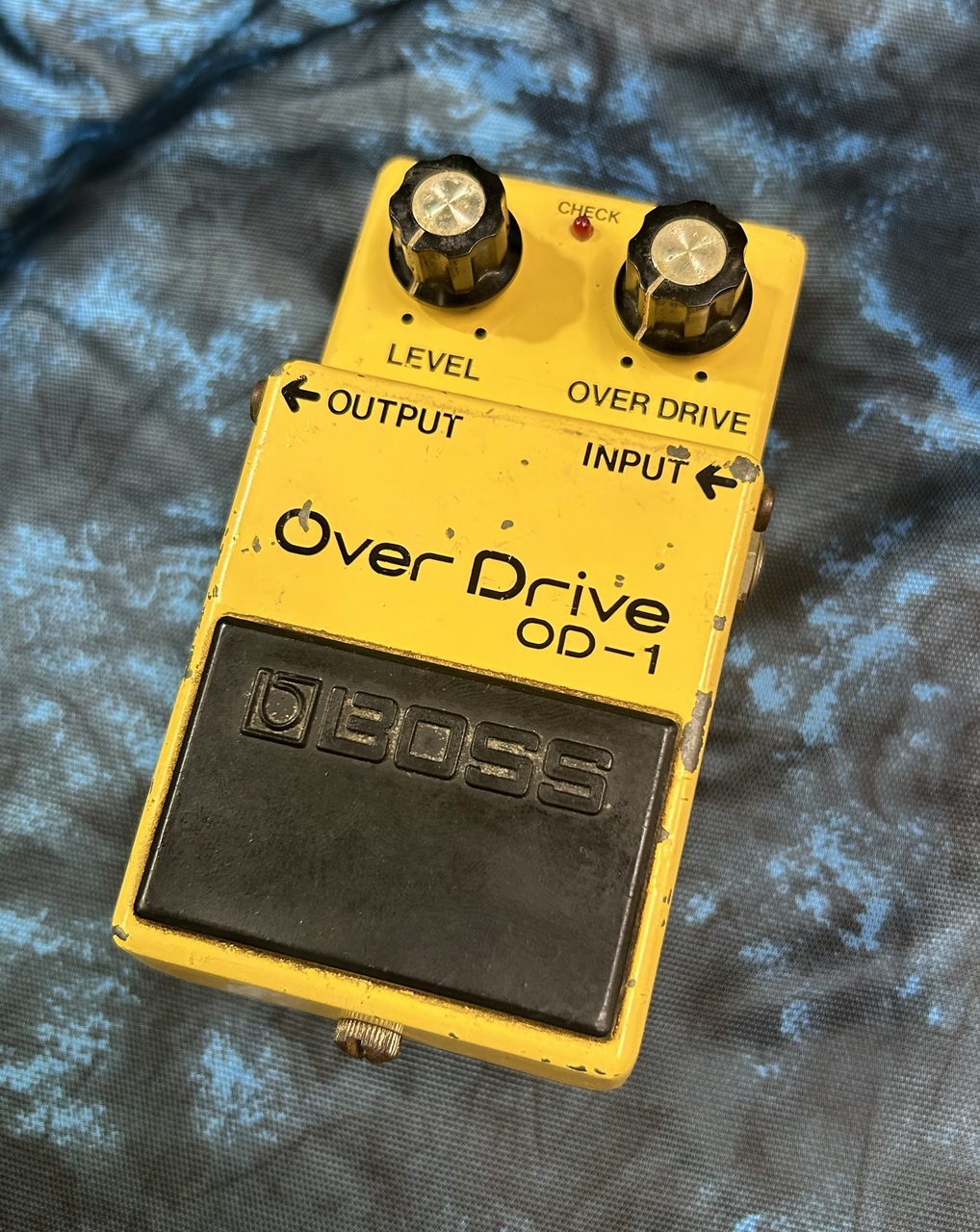 BOSS OVER DRIVE OD-1 ヴィンテージ BOSS OD-1 Overdrive 1980 Vintage Guitar Pedal Silver screw