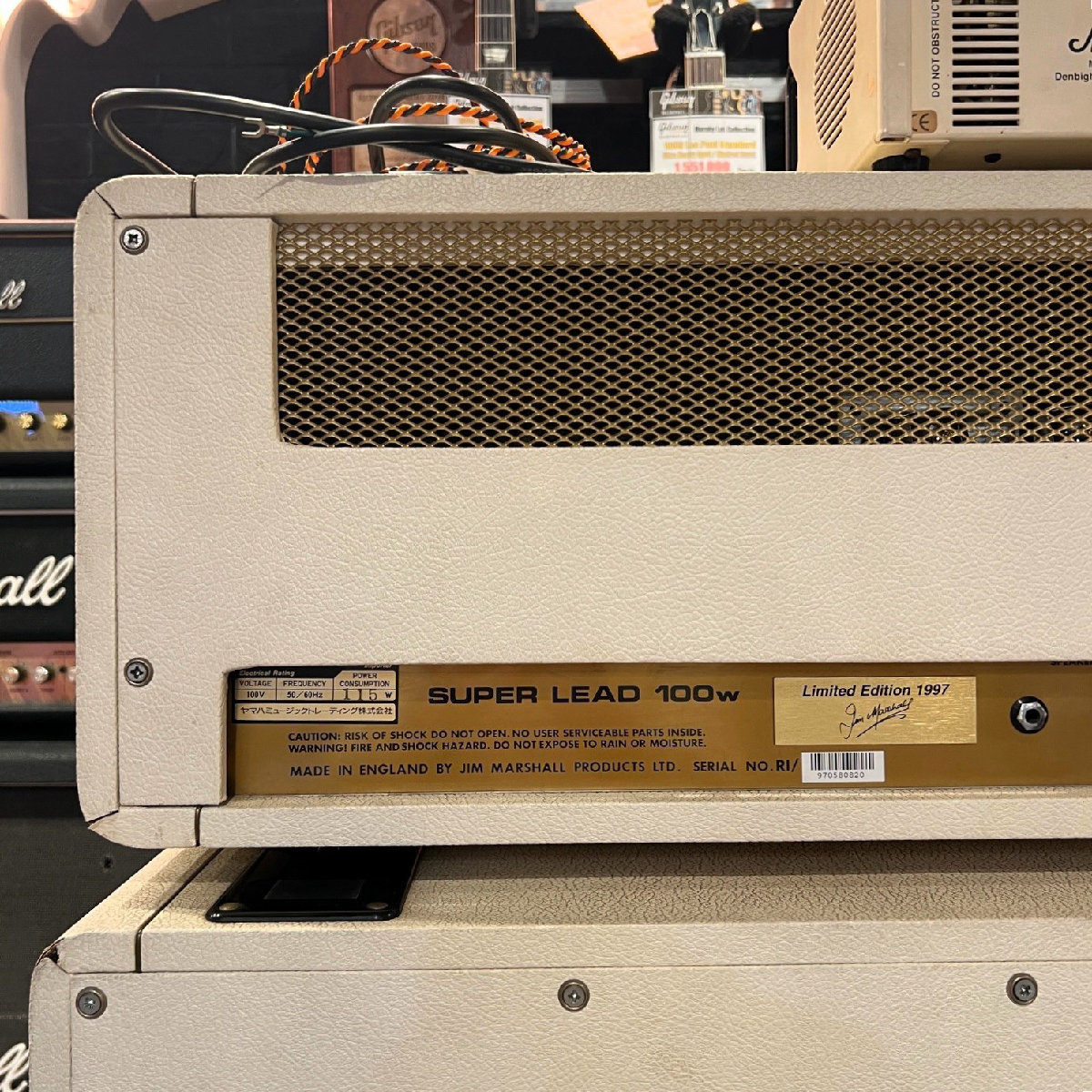 Marshall Limited Edition 1997 Super Lead 100w Head & Matching 412