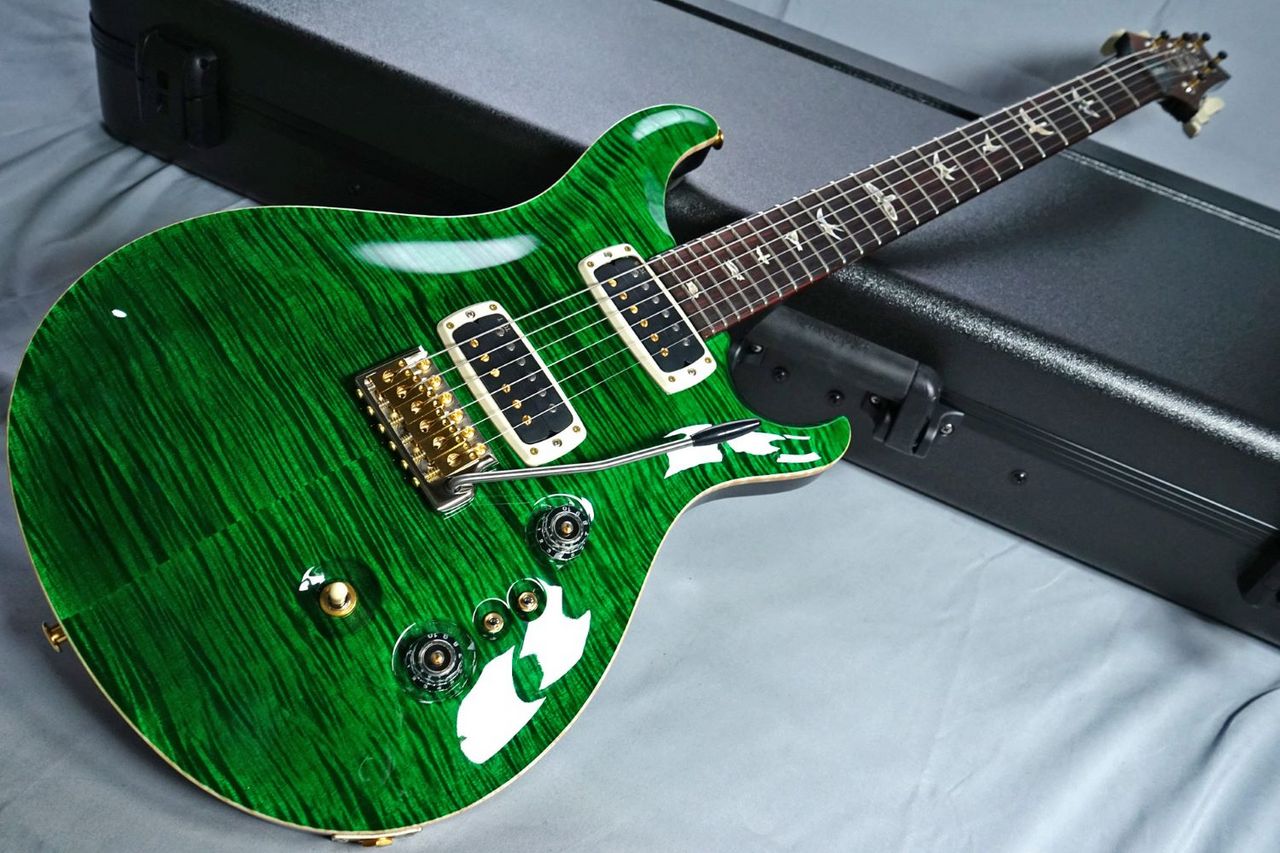 PRS Custom24 94年 Emerald Green PRS Custom 24 35th Anniversary 10 Top Emerald Green w/ Black