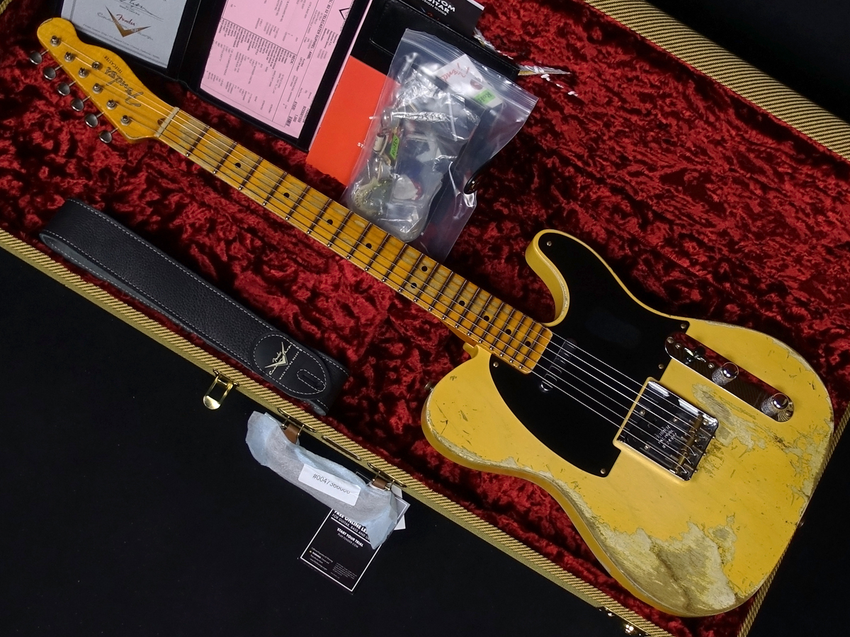 Fender Custom Shop 1952 Telecaster Super Heavy Relic Aged Nocaster  Blonde（新品）【楽器検索デジマート】