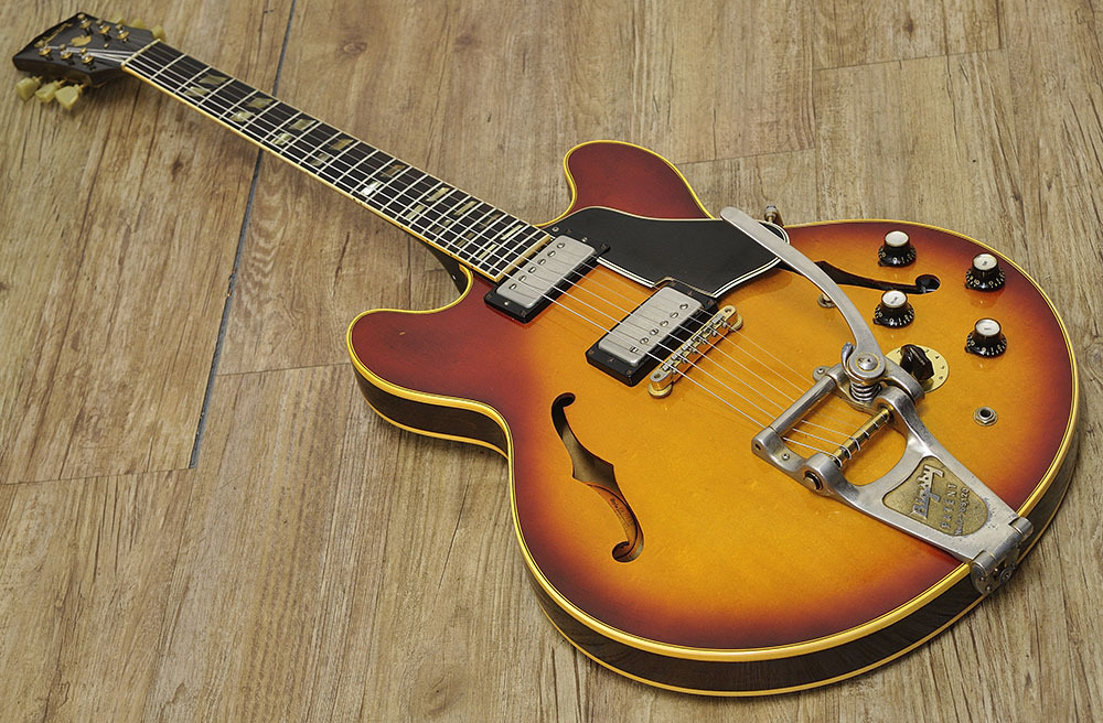 （非常に希少）2011年製エピフォン ES-345 AW ビグスビー付き Epiphone The ES-335's better looking sibling joins the