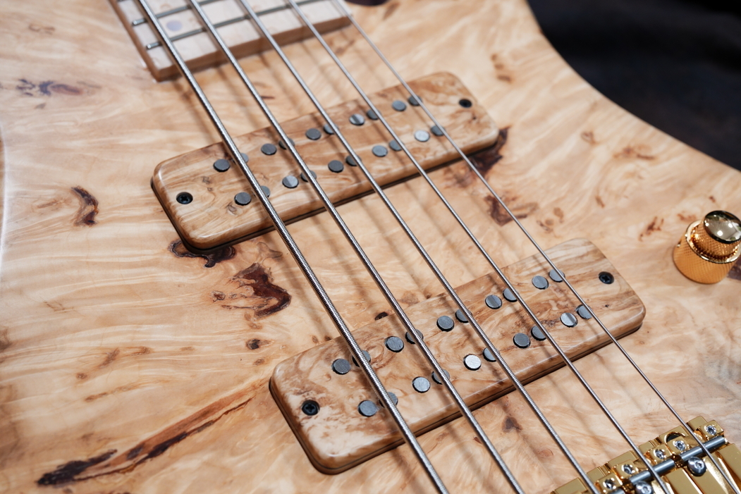 Fodera EmperorII 5 Elite Custom Chestnut Burl（新品/送料無料