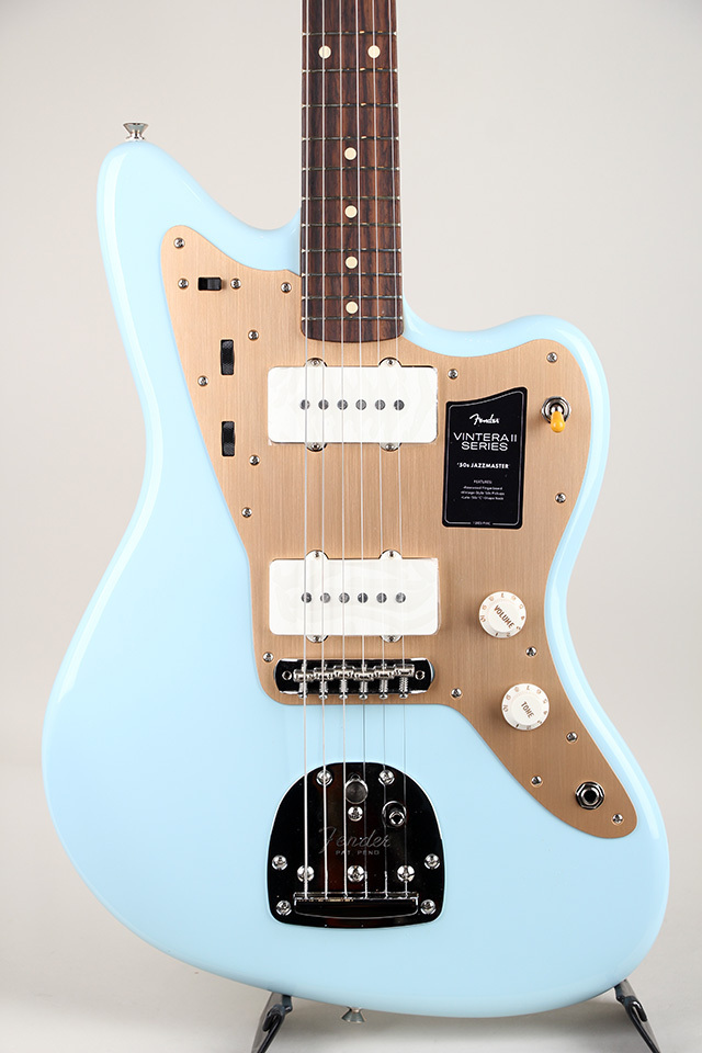 美品 レアカラー Fender MEX Jazzmaster Vintera Fender Vintera II '50s Jazzmaster RW Sonic Blue【S/N MX25019127
