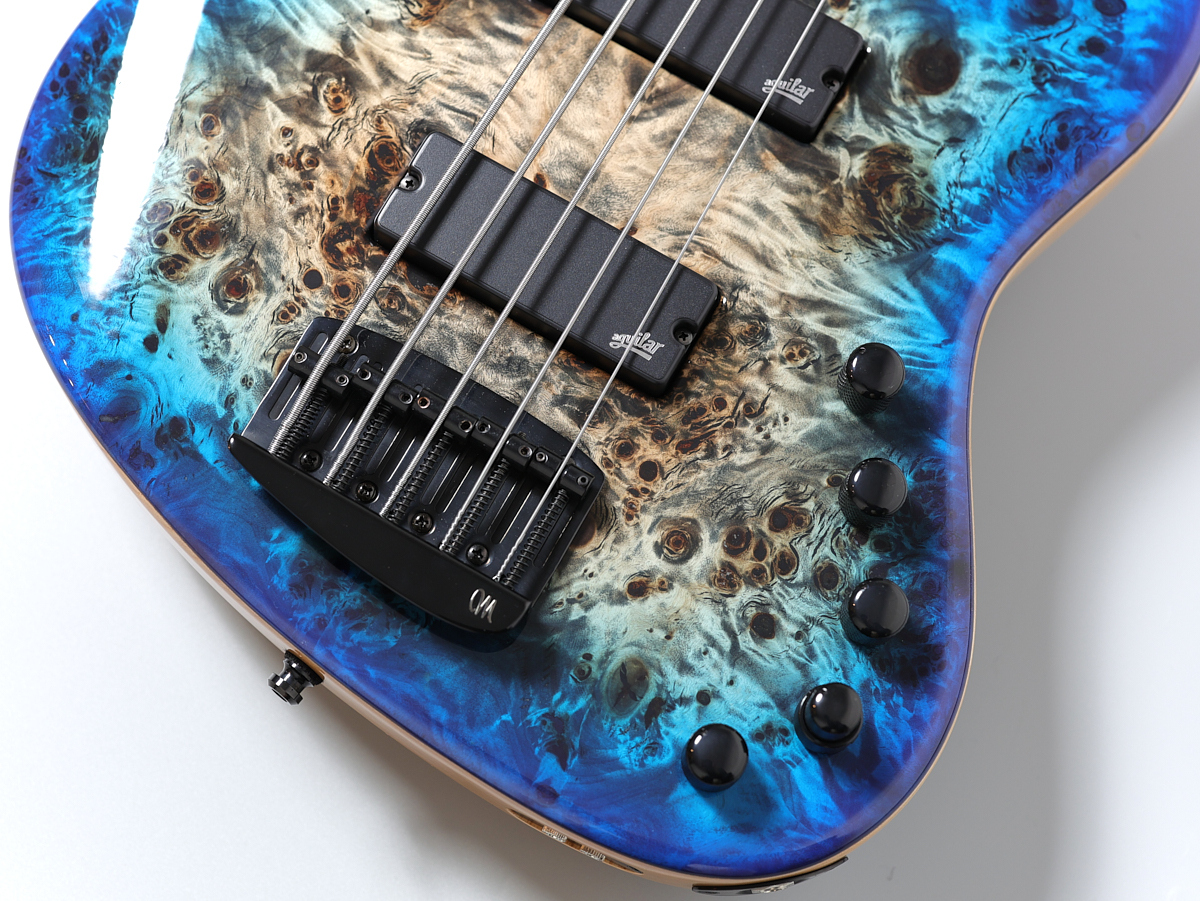 MAYONES Jabba Custom EP 5st Trans Jeans Black 3 Tone Blue Burst