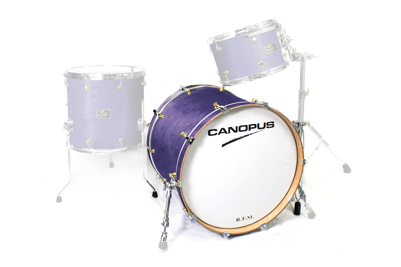 canopus CANOPUS R.F.M. 15x20 Bass Drum Purple Oil（新品/送料無料