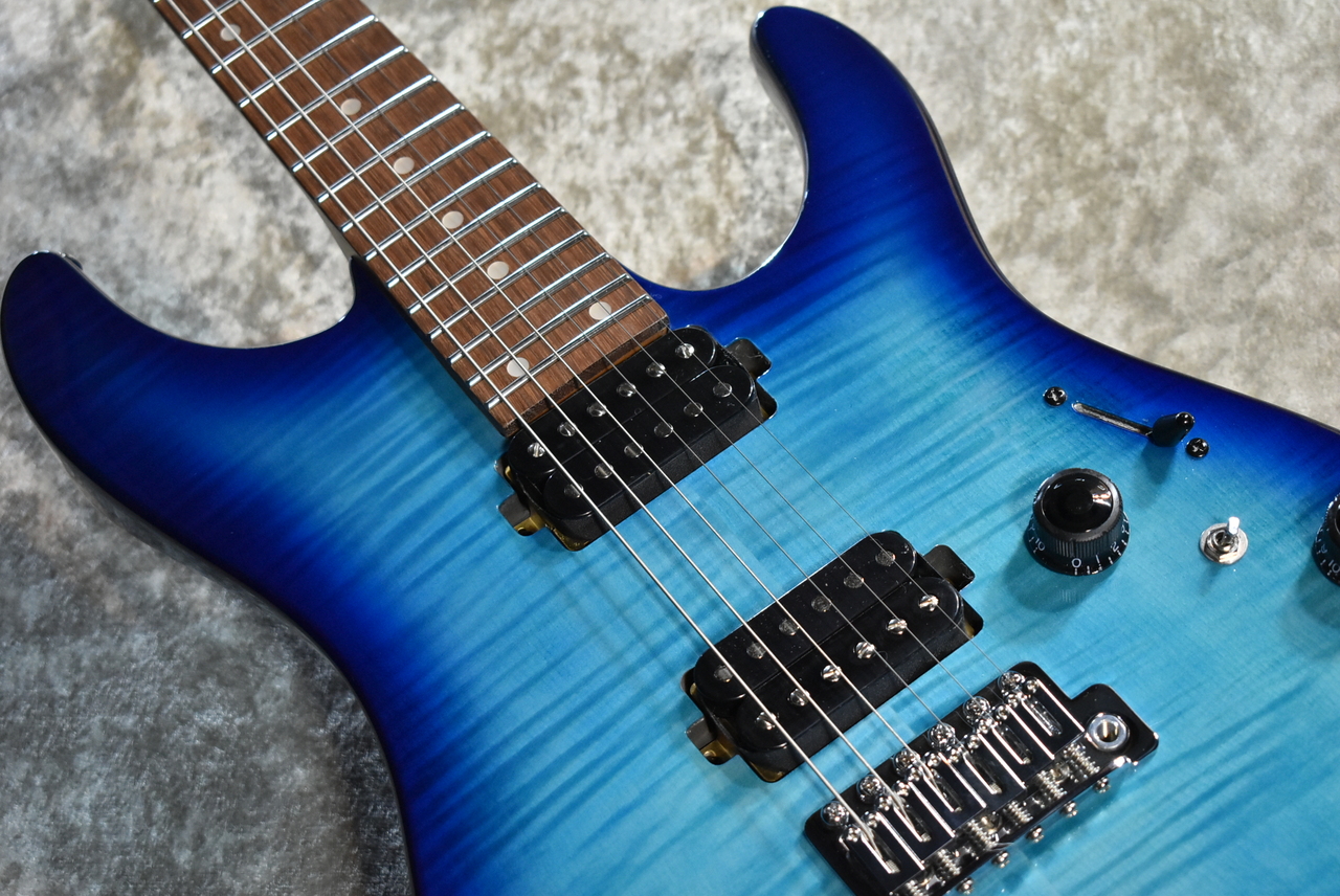 Ibanez AZ24S1F Transparent Turquoise Burst #5N250900044【3.22kg/良