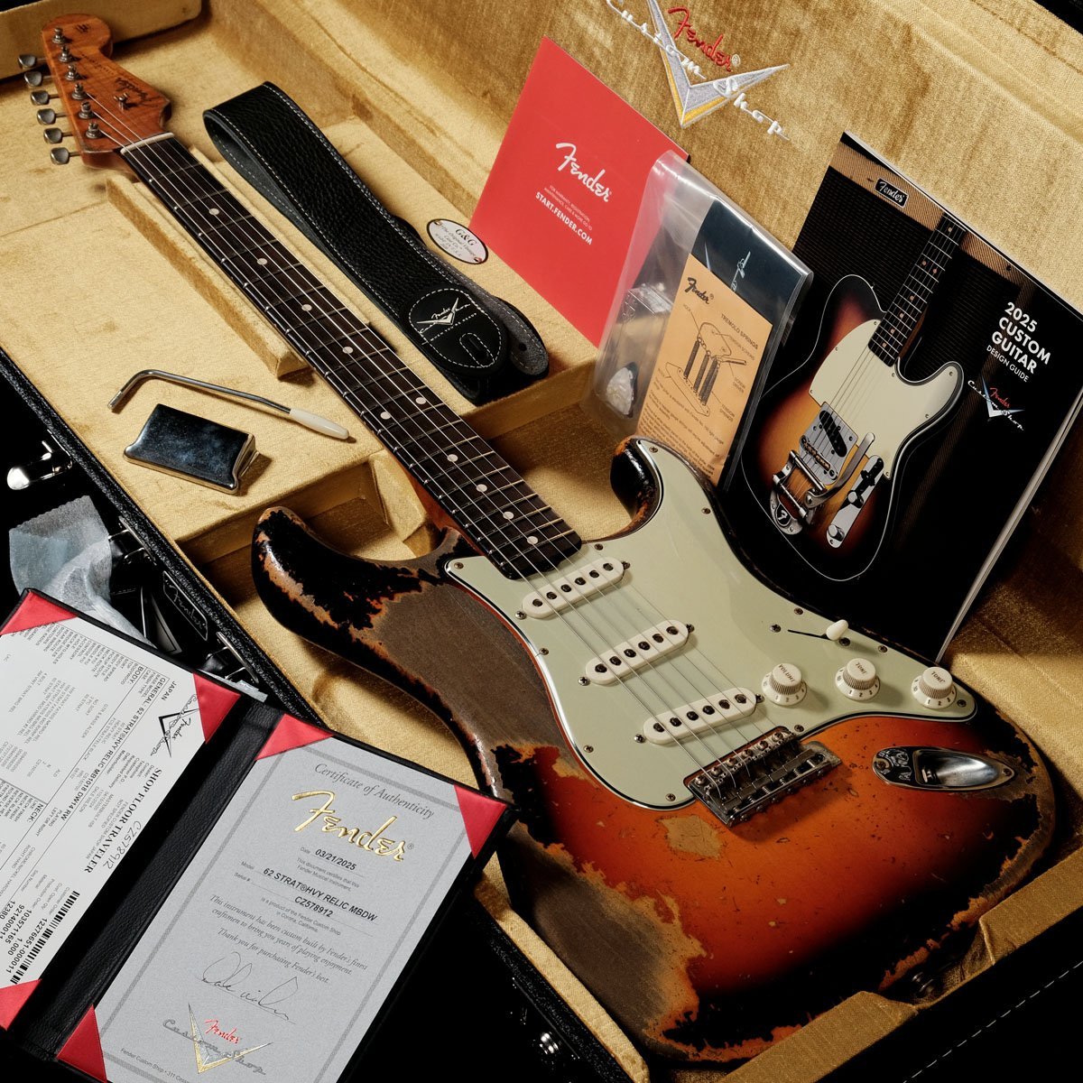Fender Custom Shop Master Built 1962 Stratocaster Heavy