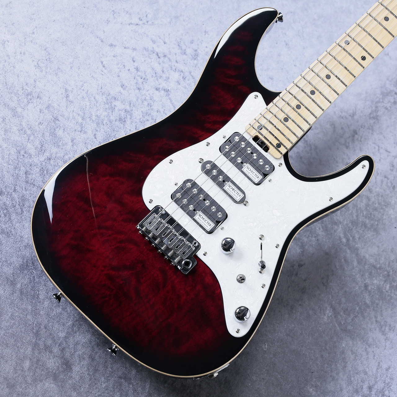 SCHECTER シェクター SD-2-24 レッド　レフティ　ギター SCHECTER [※お取り寄せ商品] SD-2-24-AL Rosewood/See-thru Red
