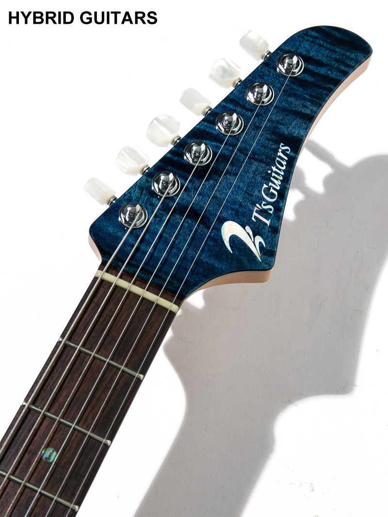 T's Guitars DST-Pro 24 Flame Top Arctic Blue 2020（中古）【楽器