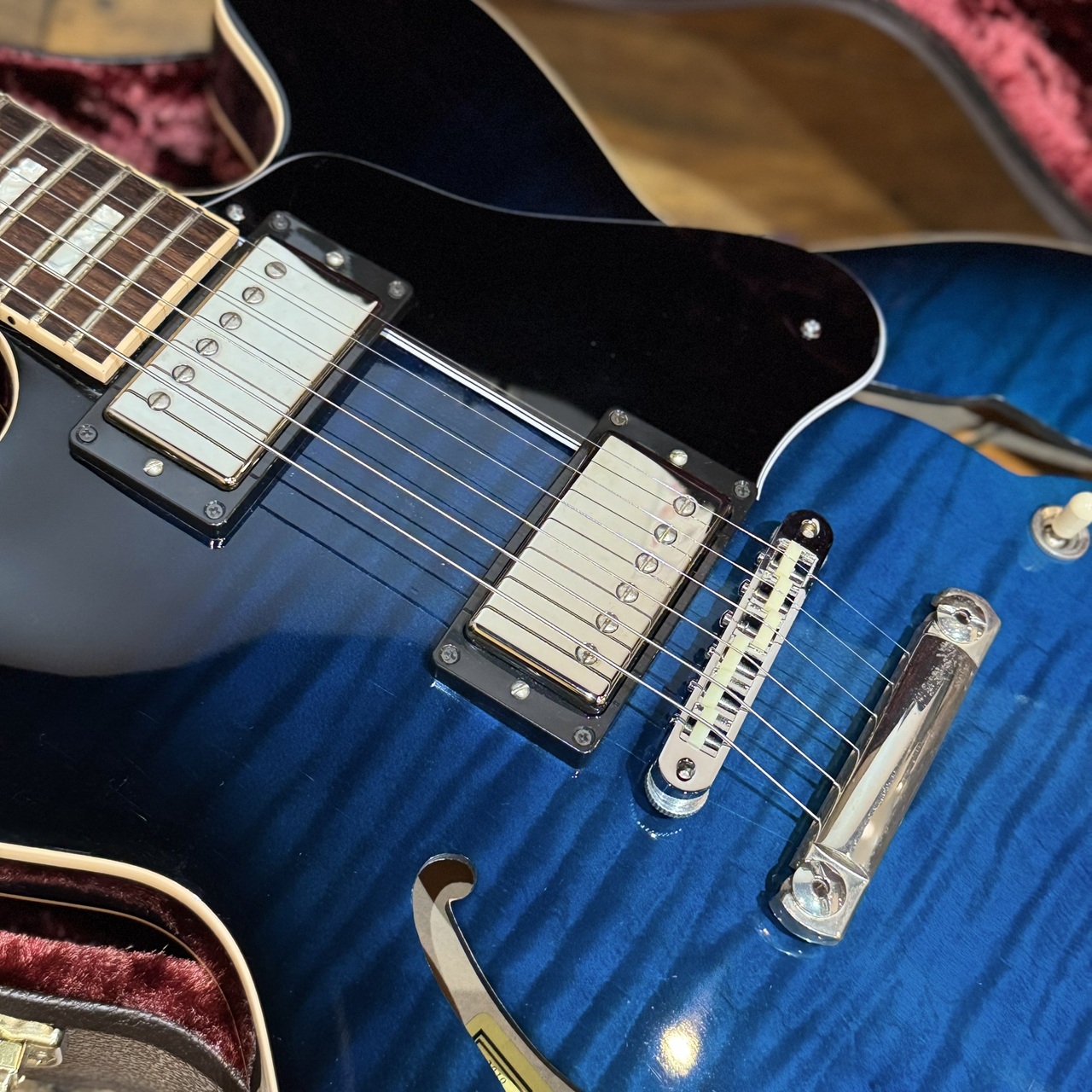 Gibson Memphis ES-335 Figured 2019 Model Blue Burst（中古/送料無料