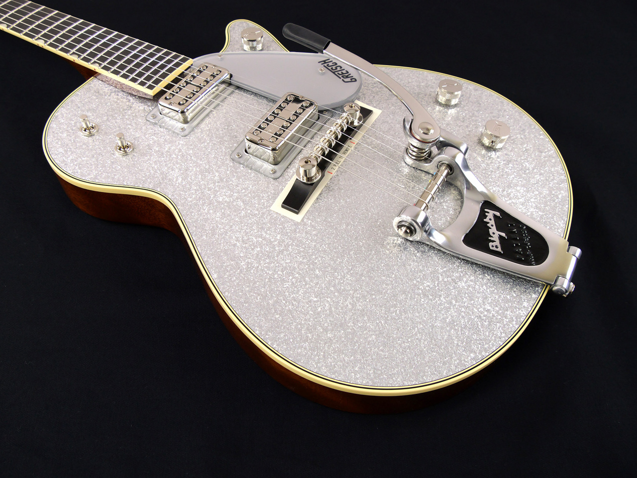 Gretsch G6129T-59 Vintage Select '59 Silver Jet with Bigsby
