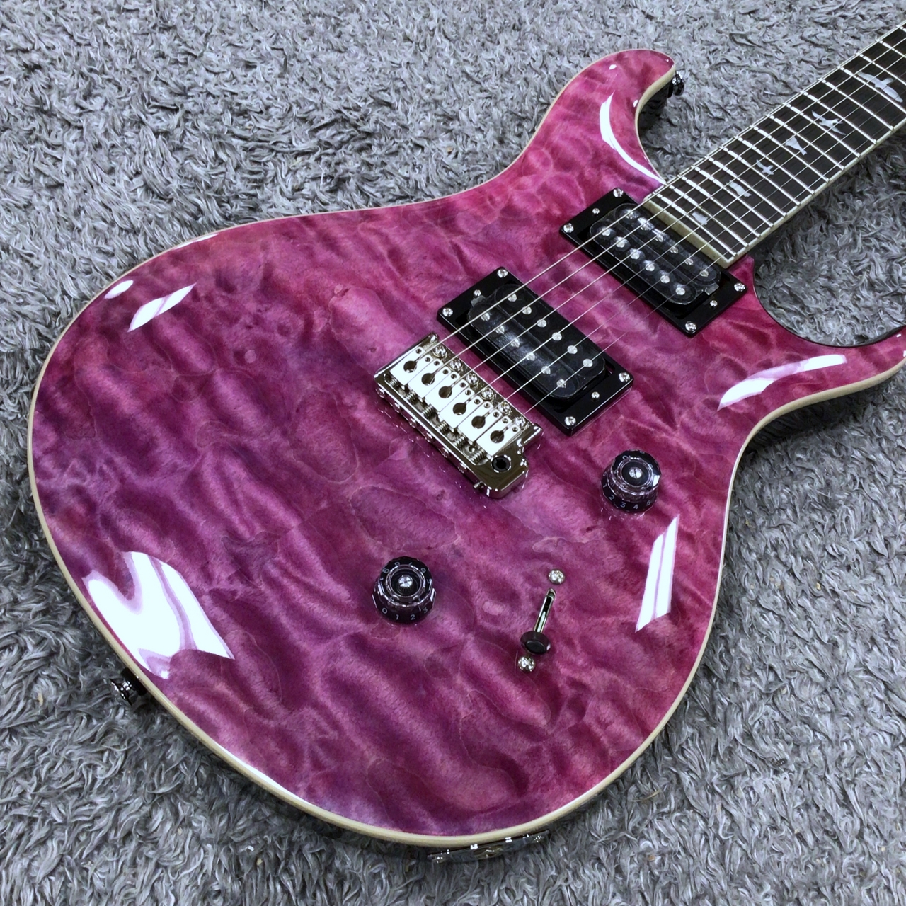 Amazon.com: PRS Guitars 6 String SE Custom 24 Quilt Electric