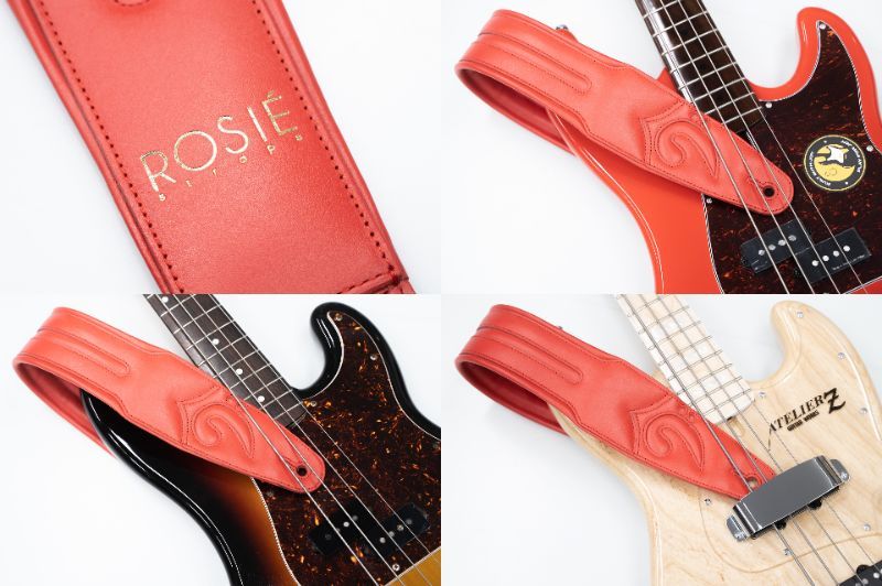 Rosi? ROSIE straps Pastel Limited Collection Red  2.5inch【横浜店】（新品/送料無料）【楽器検索デジマート】