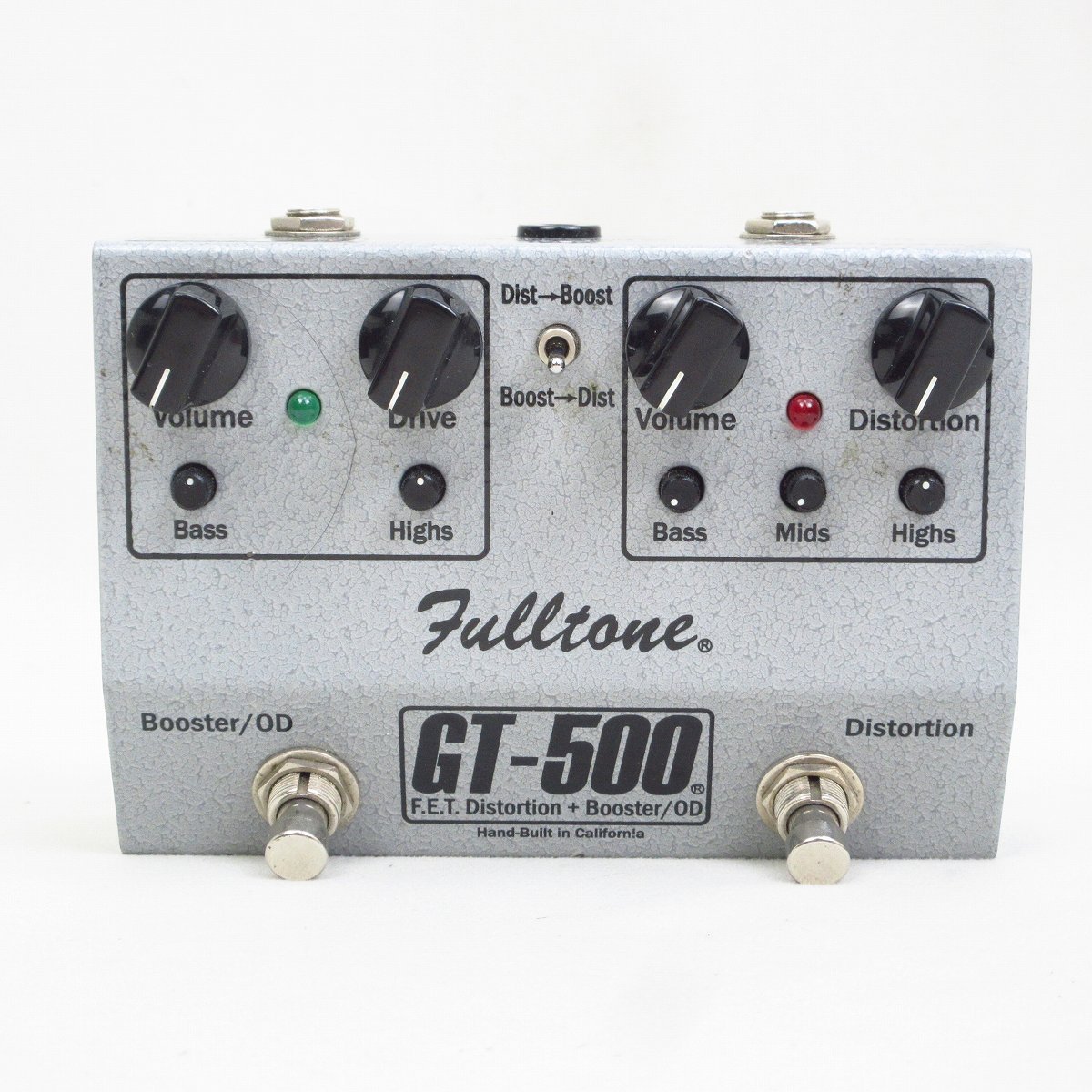 Fulltone GT-500 V1 F.E.T. Distortion + Booster/OD ディストーション