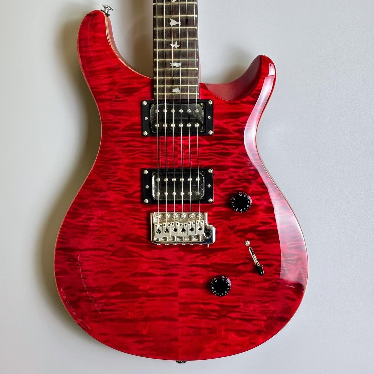 Paul Reed Smith(PRS) 【現物画像】 SE CUSTOM 24 Quilt Maple Ruby