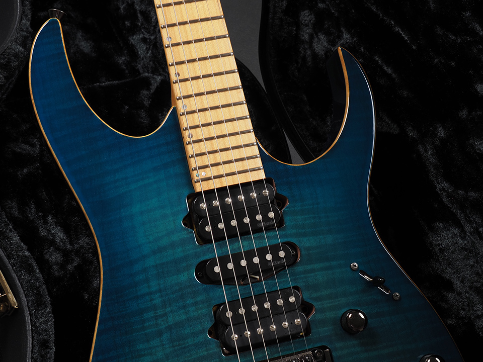 Ibanez j.custom RG8570M ~Transparent Blue~ 2004年製（中古）【楽器