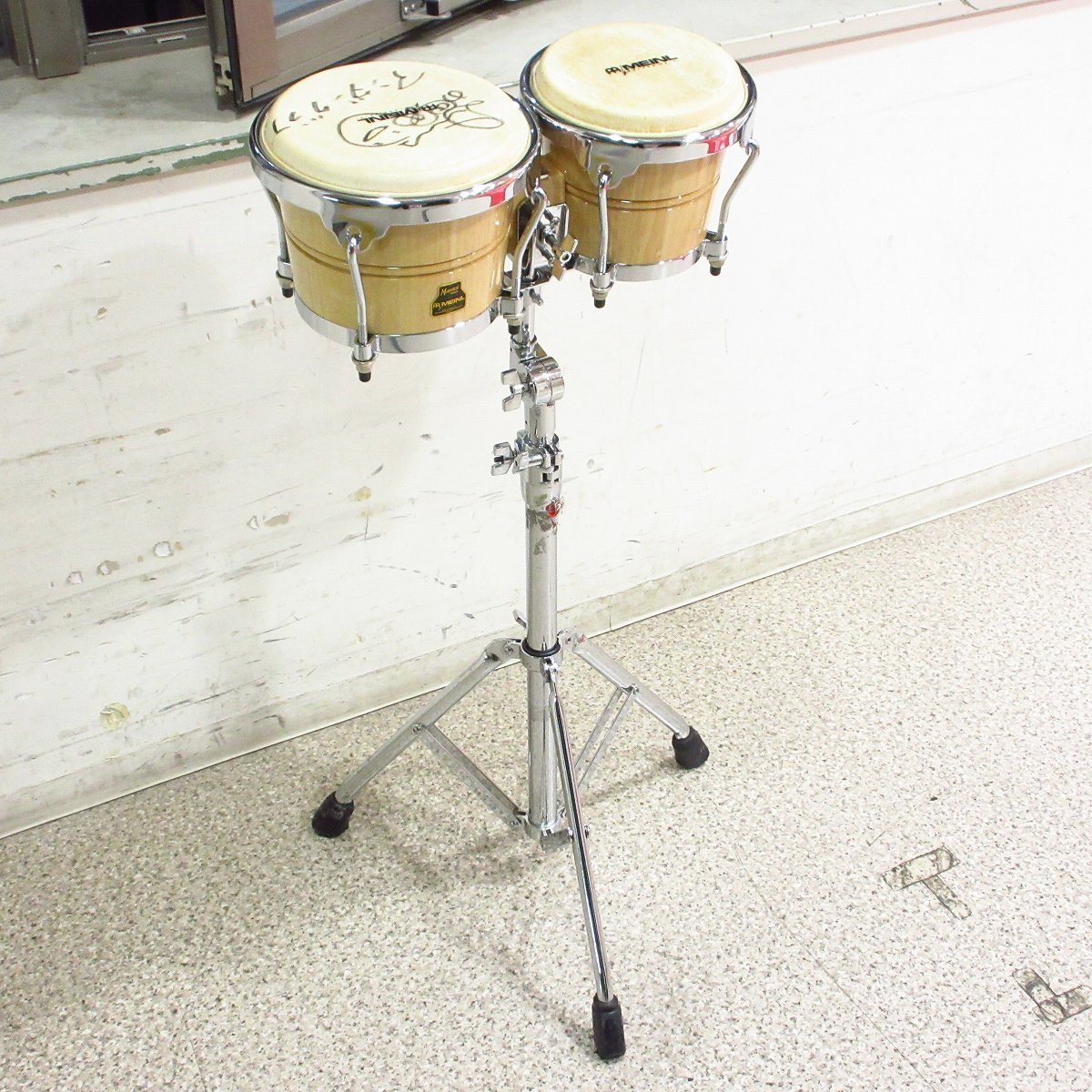 Meinl MARATHON SERIES WOOD BONGO ウッドボンゴ スタンド付き