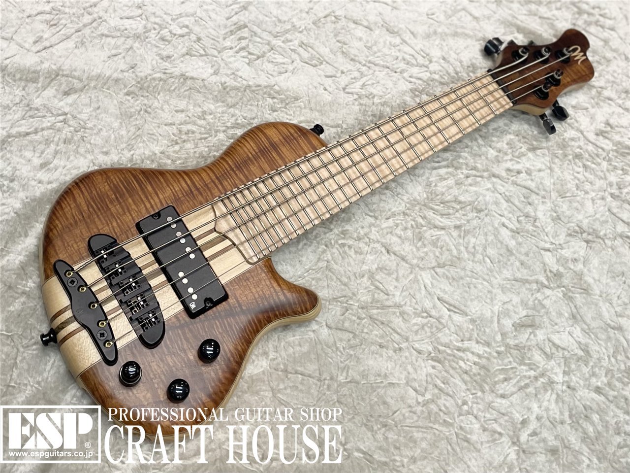ベース MAYONES Cali 5 MAYONES Cali 5 Spalted Maple 3A Top #670 ｜イケベ楽器店