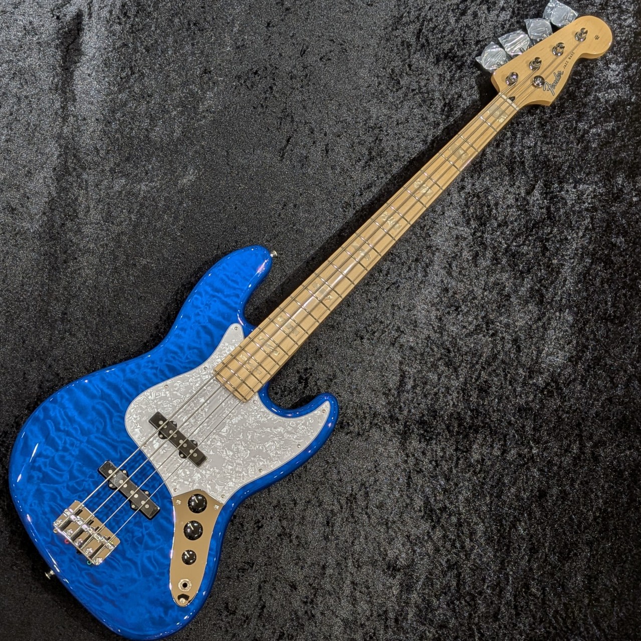 Fender FSR Made in Japan Hybrid II Jazz Bass,Quilt Top / Sapphire