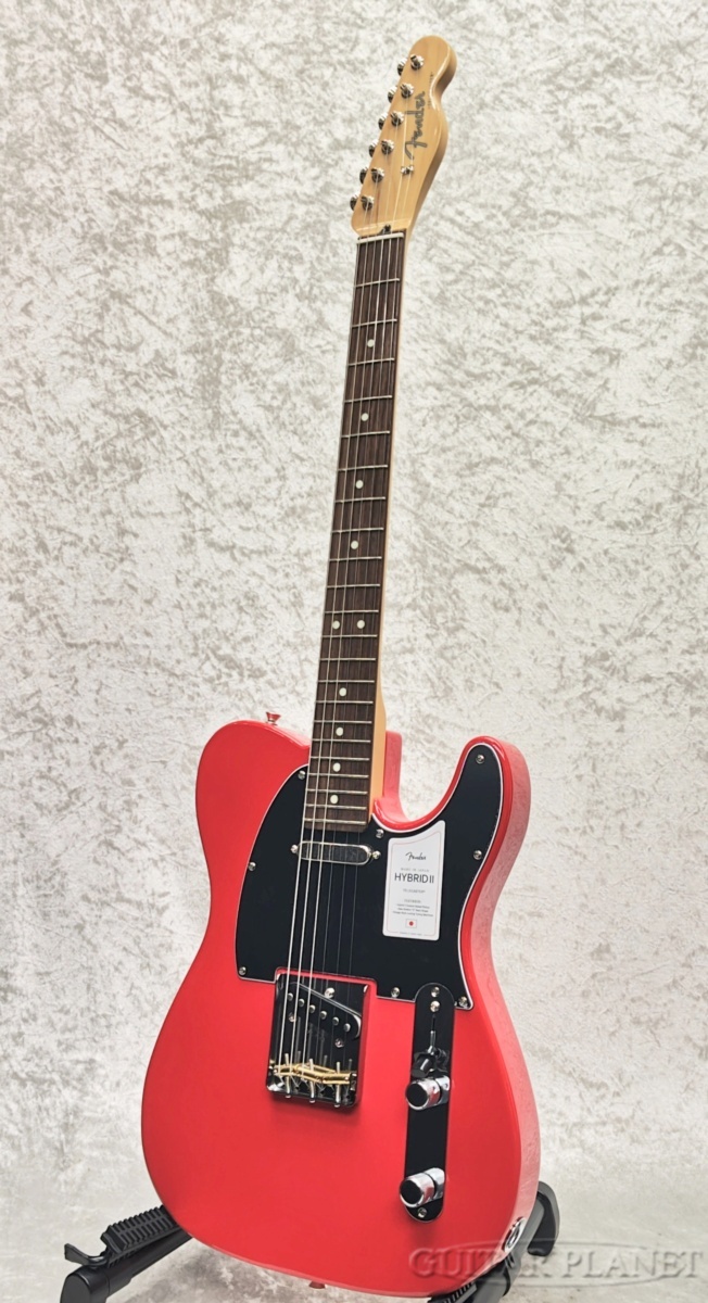 Fender Made In Japan Hybrid II Telecaster -Modena Red/Rosewood