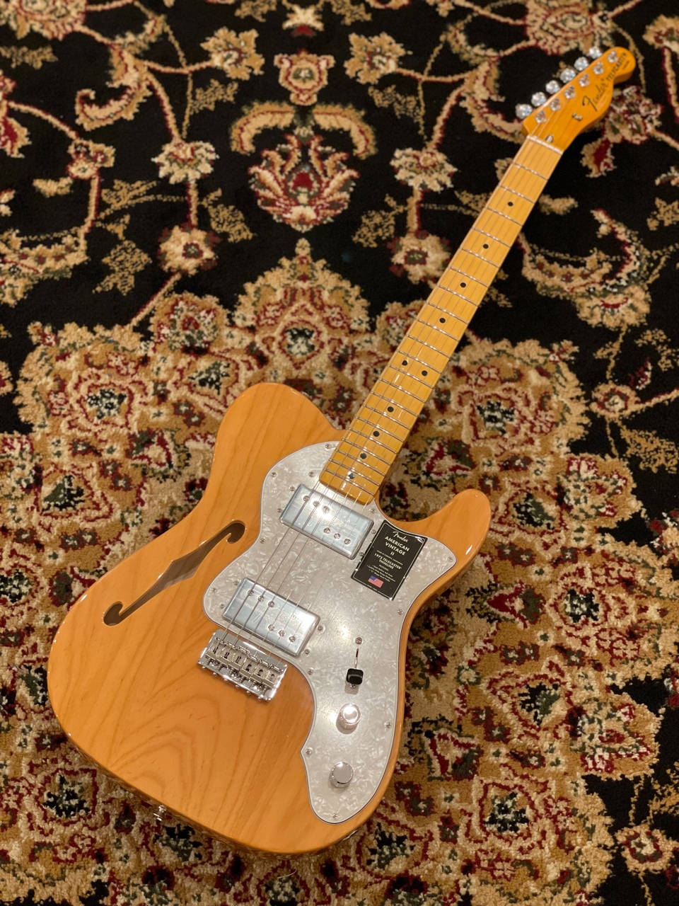 Fender American Vintage II 1972 Telecaster Thinline -Aged Natural