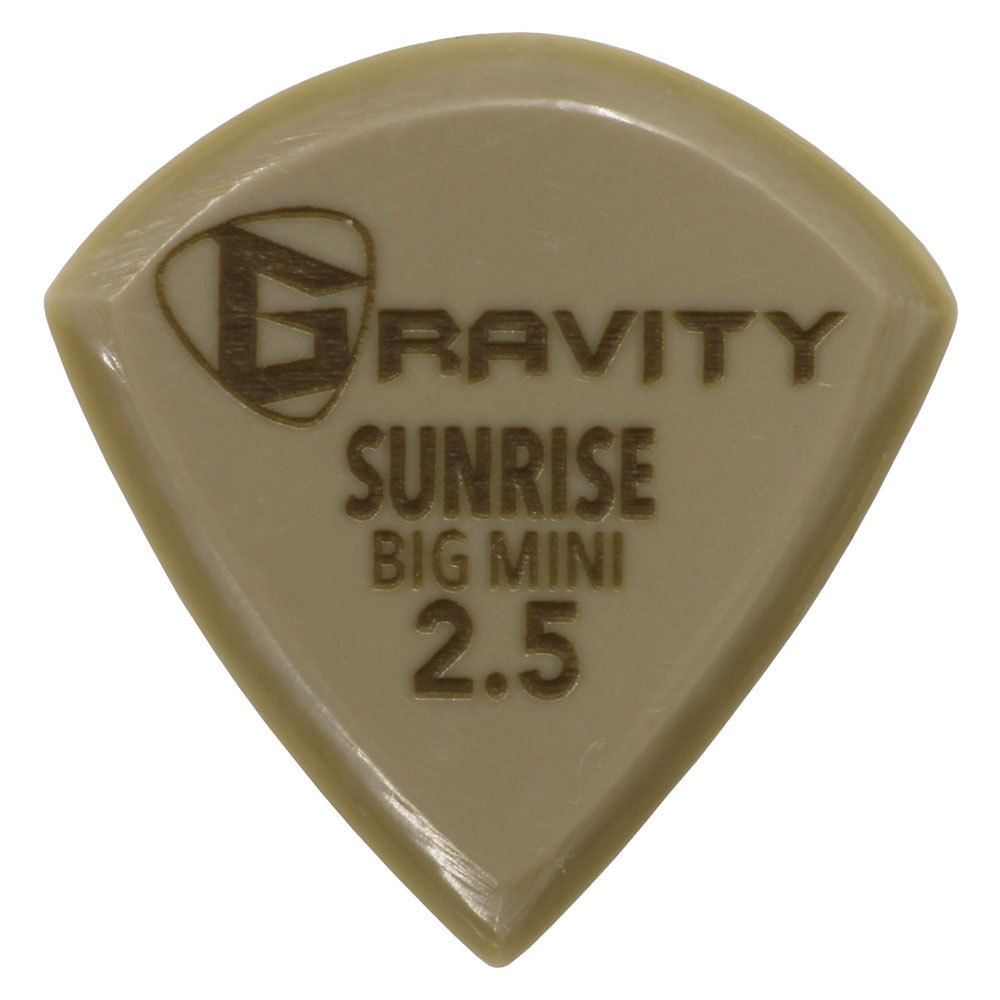 Gravity Guitar Picks Gold Sunrise -Big Mini- GGSUB25 2.5mm ピック