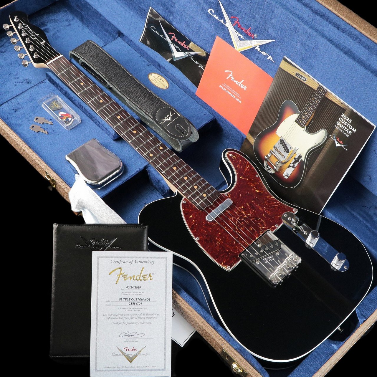 Fender Custom Shop Custom Built 1959 Telecaster Custom NOS Black【御茶ノ水本店】