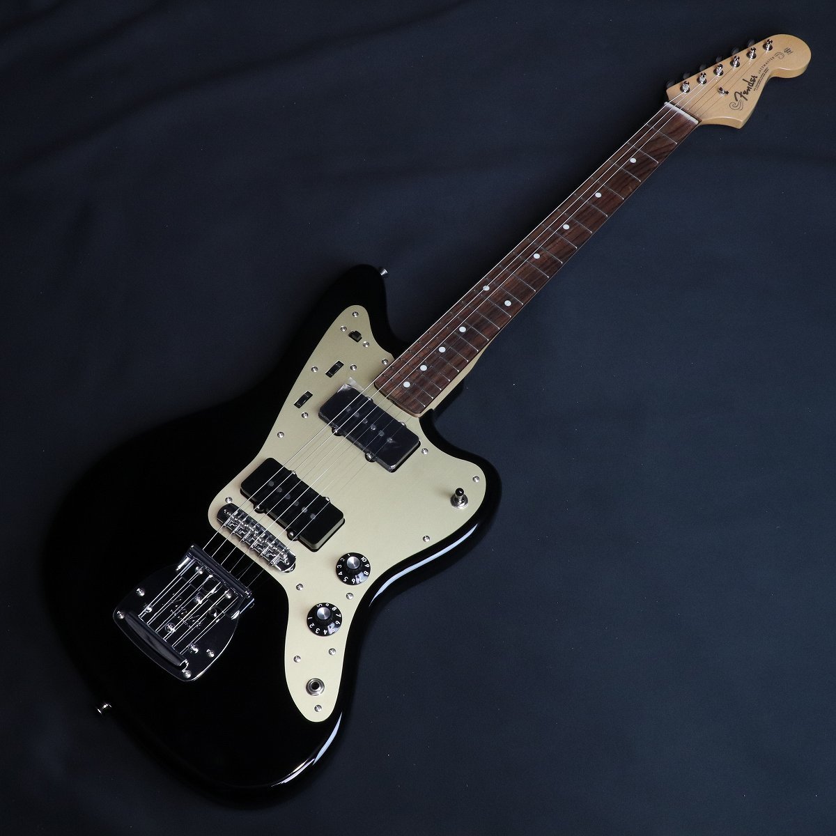 ギター Fender INORAN Jazzmaster Fender Made In Japan INORAN Jazzmaster Rosewood Fingerboard Black