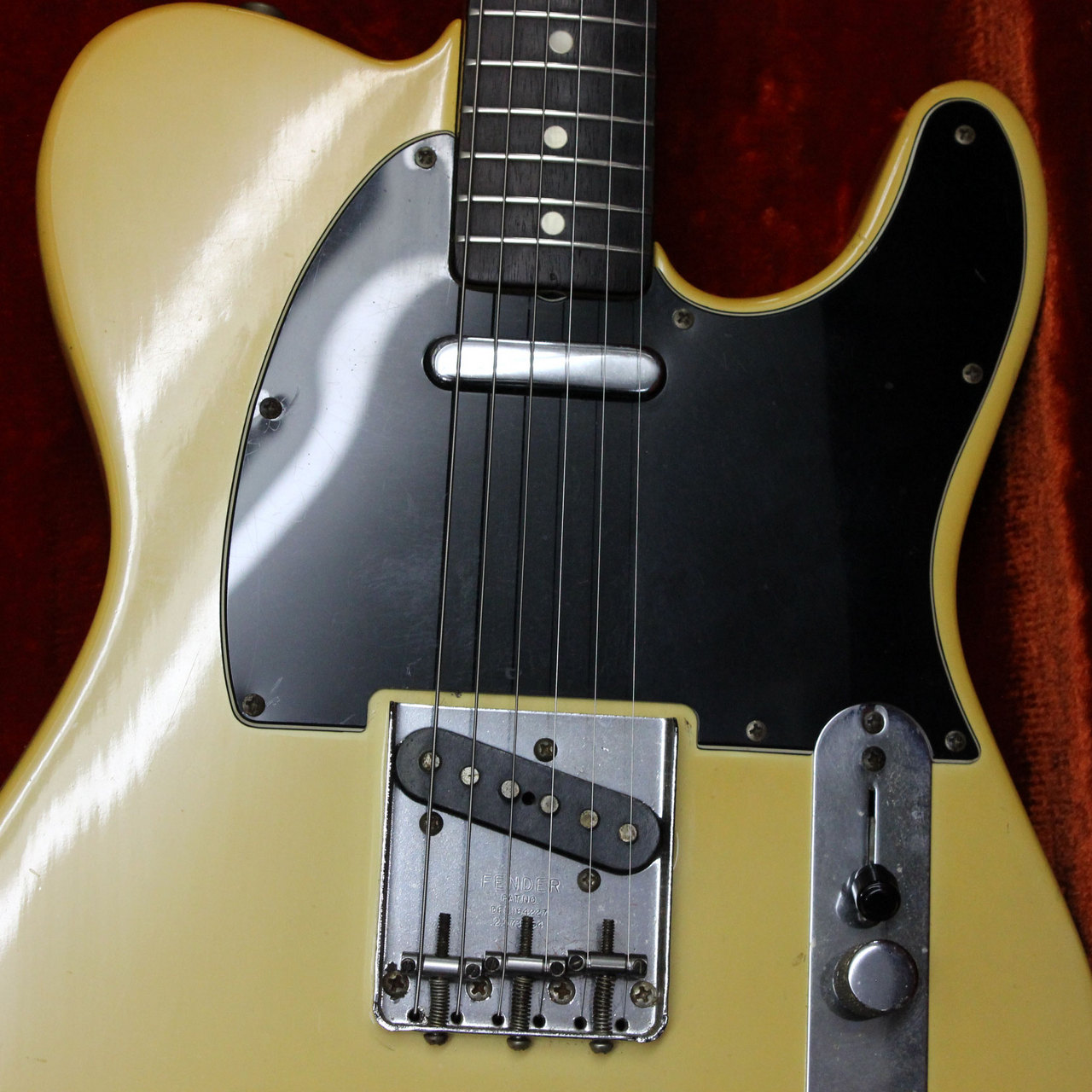 Fender Telecaster 1977년 제작 로즈 지판 펜더 텔레캐스터 올림픽 화이트입니다 사진 8