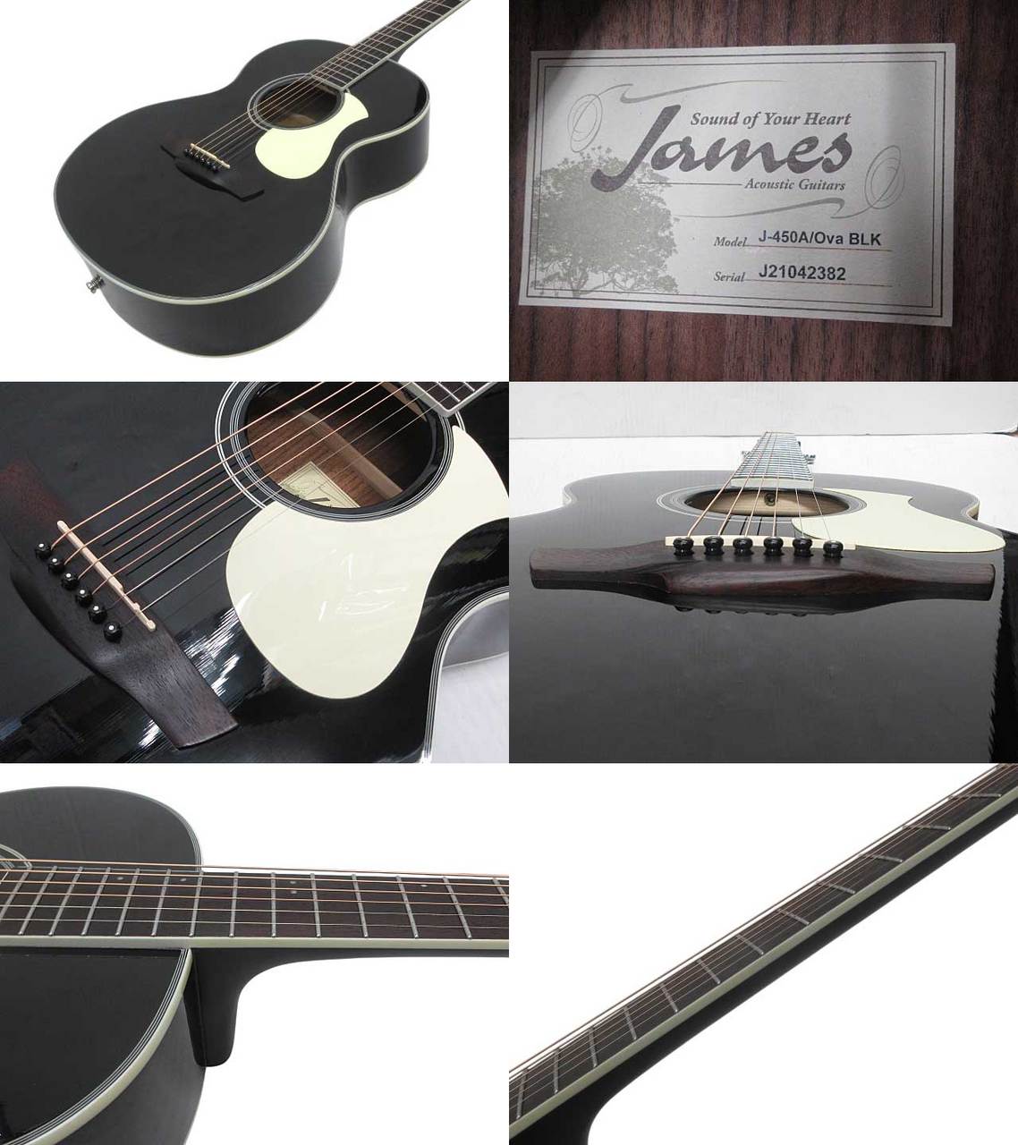 James J-450A/Ova Natural アコースティックギター ジェームス