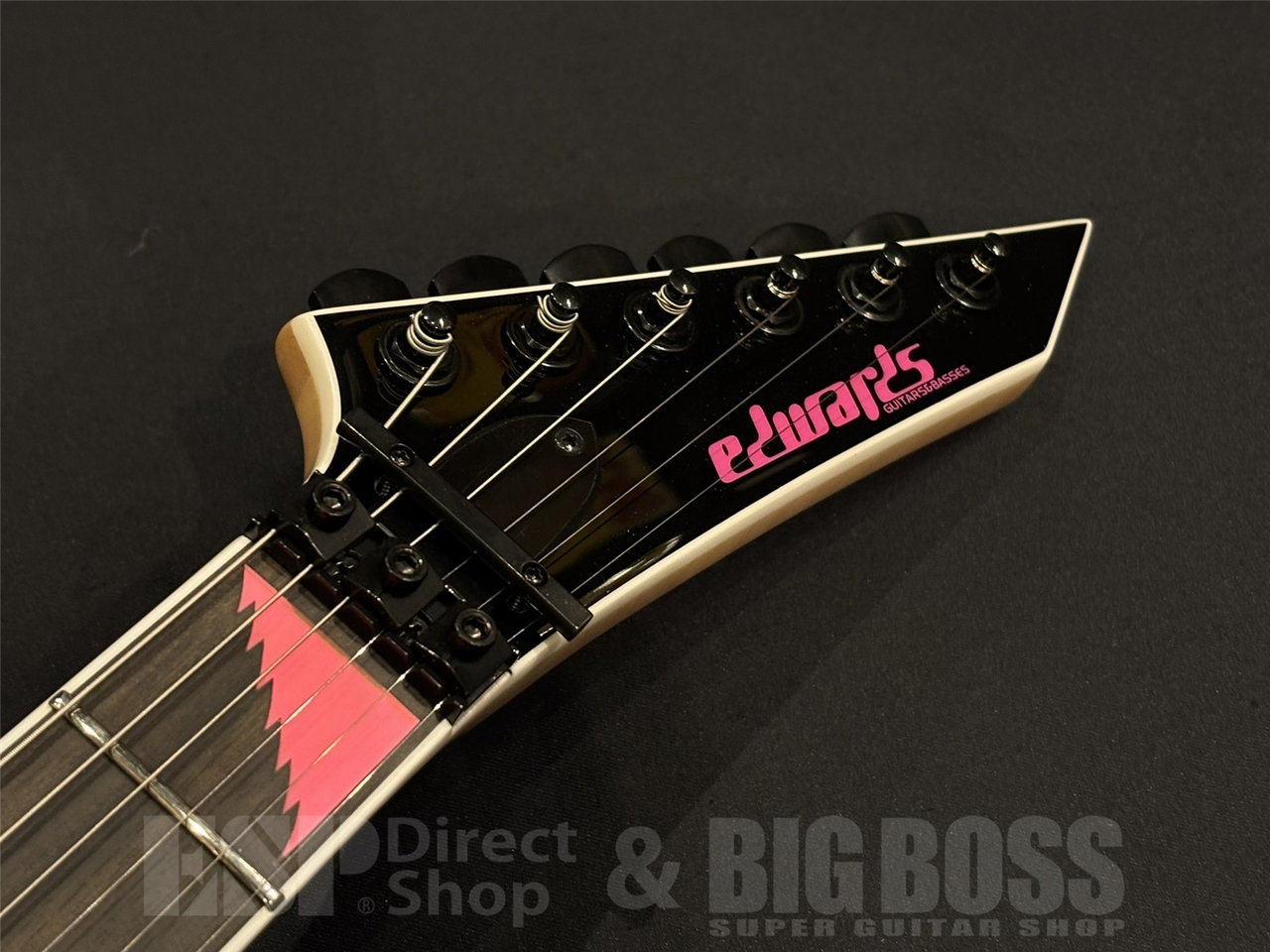 EDWARDS E-ALEXI PINK SAWTOOTH / Black with Pink Pin Stripe（新品