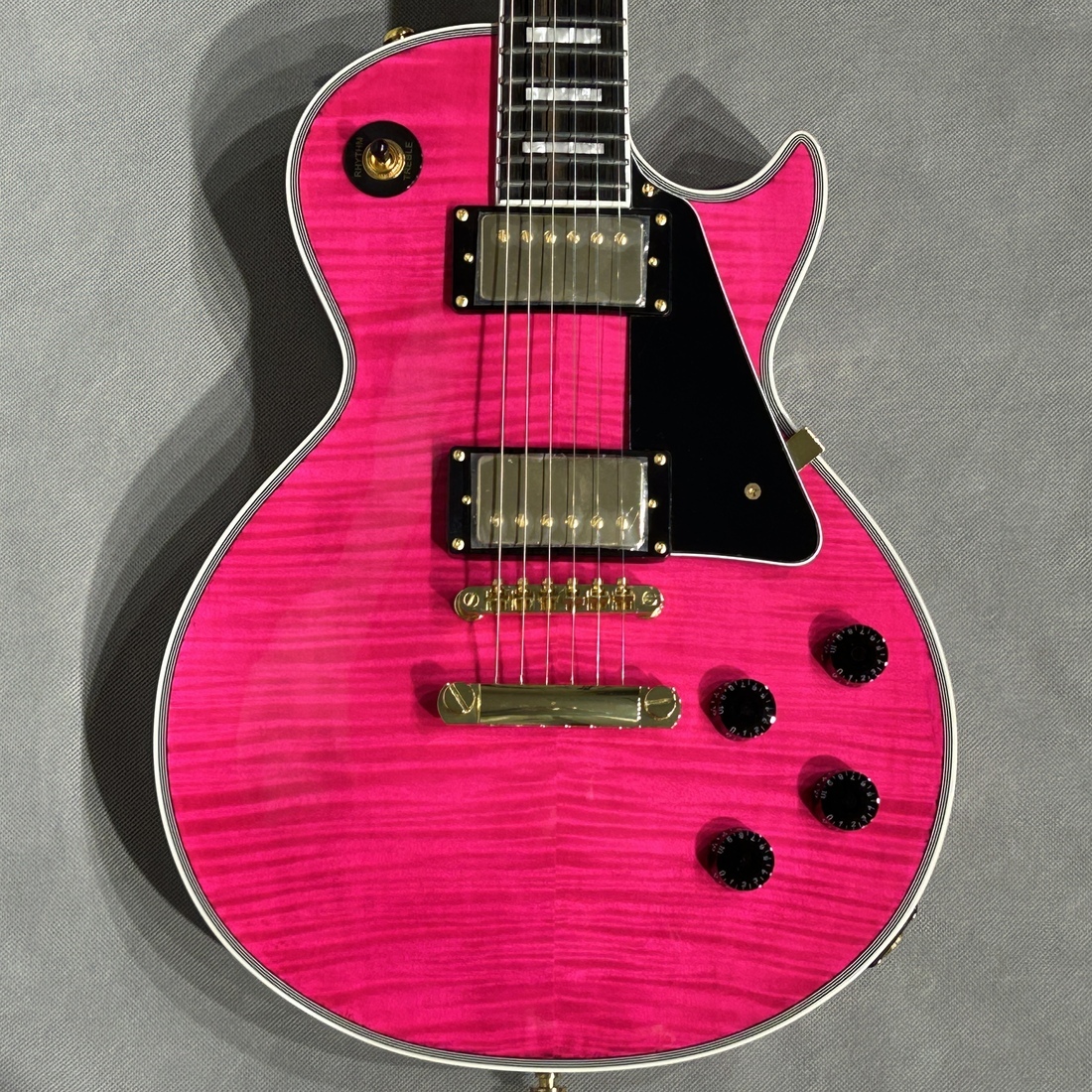 GrassRoots エレキギター　ピンク GrassRoots G-LP-CTM-FM SIPI See Thru Pink ≪ 約3.7kg≫（新品
