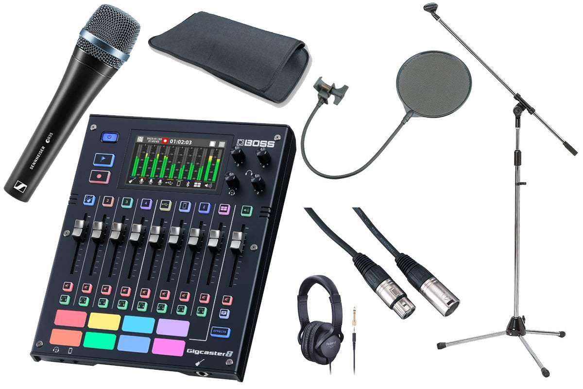 BOSS Gigcaster 8 (GCS-8) [E935 + 豪華3点セット！] 配信用オーディオ
