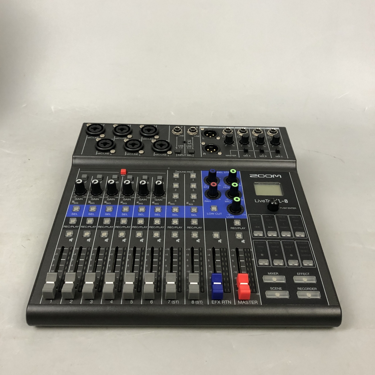 ZOOM LiveTrak L-8 デジタルミキサー 中古/箱付き ズーム（zoom） ZOOM LIVETRAK L-8 デジタルミキサー/マルチトラック