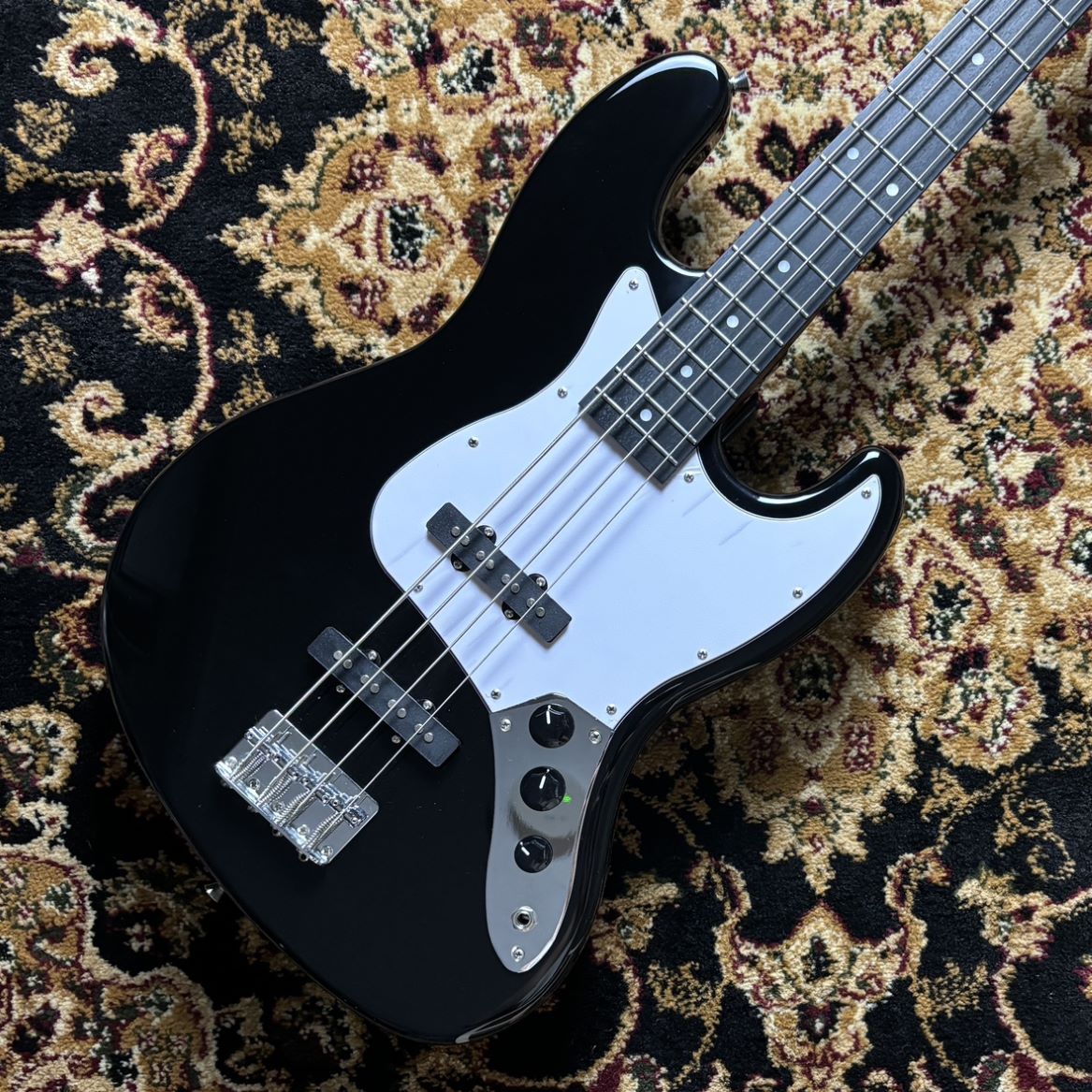 BUSKER'S BJB-Standard BLK ジャズベースタイプ ローステッドメイプル
