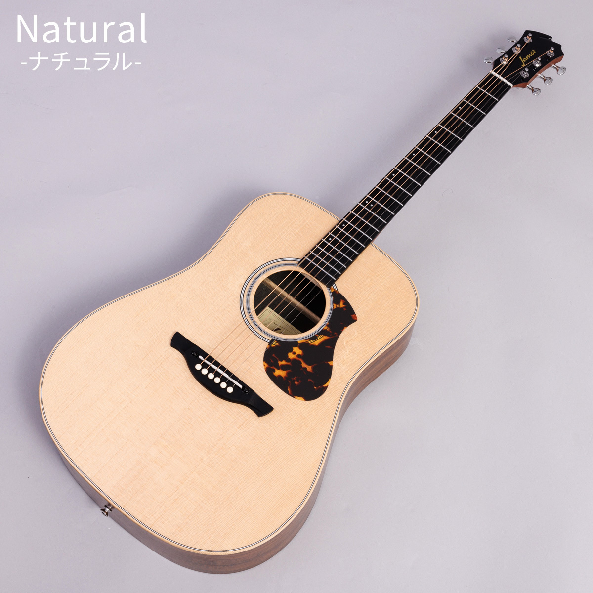 James J-300DII サテンマホガニー ドレッドノート 簡単弦高調整 トップ